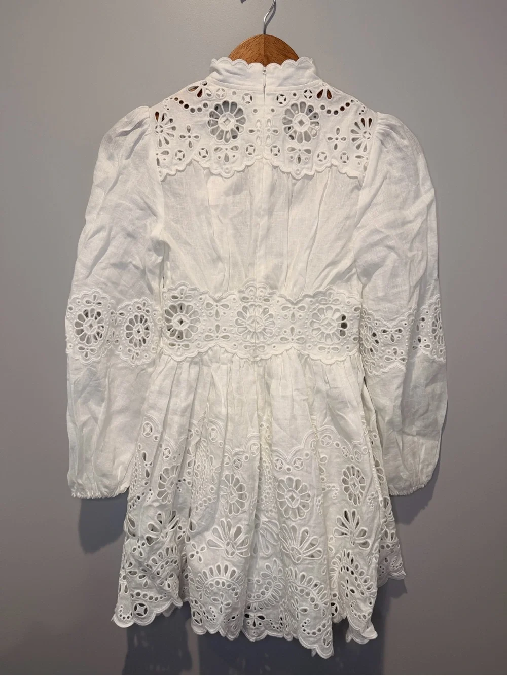 Zimmermann Acacia Broderie Mini Dress - Size OP - Picture 2 of 10